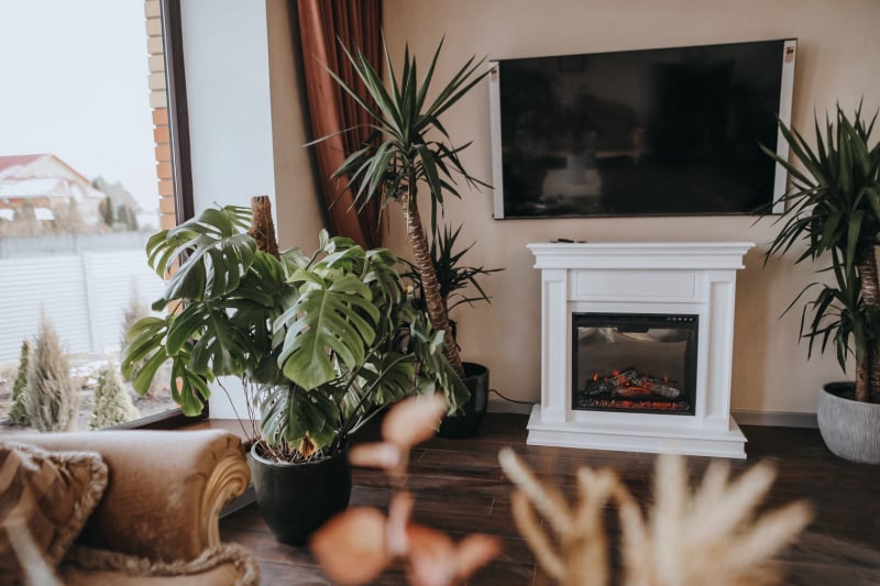 Зал с телевизором для жителей пансионата Ваш Дом